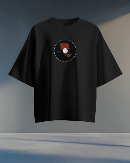 Weekend Oversized Black Graphic T-Shirt