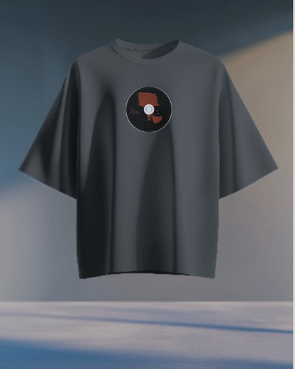 Weekend Oversized Black Graphic T-Shirt