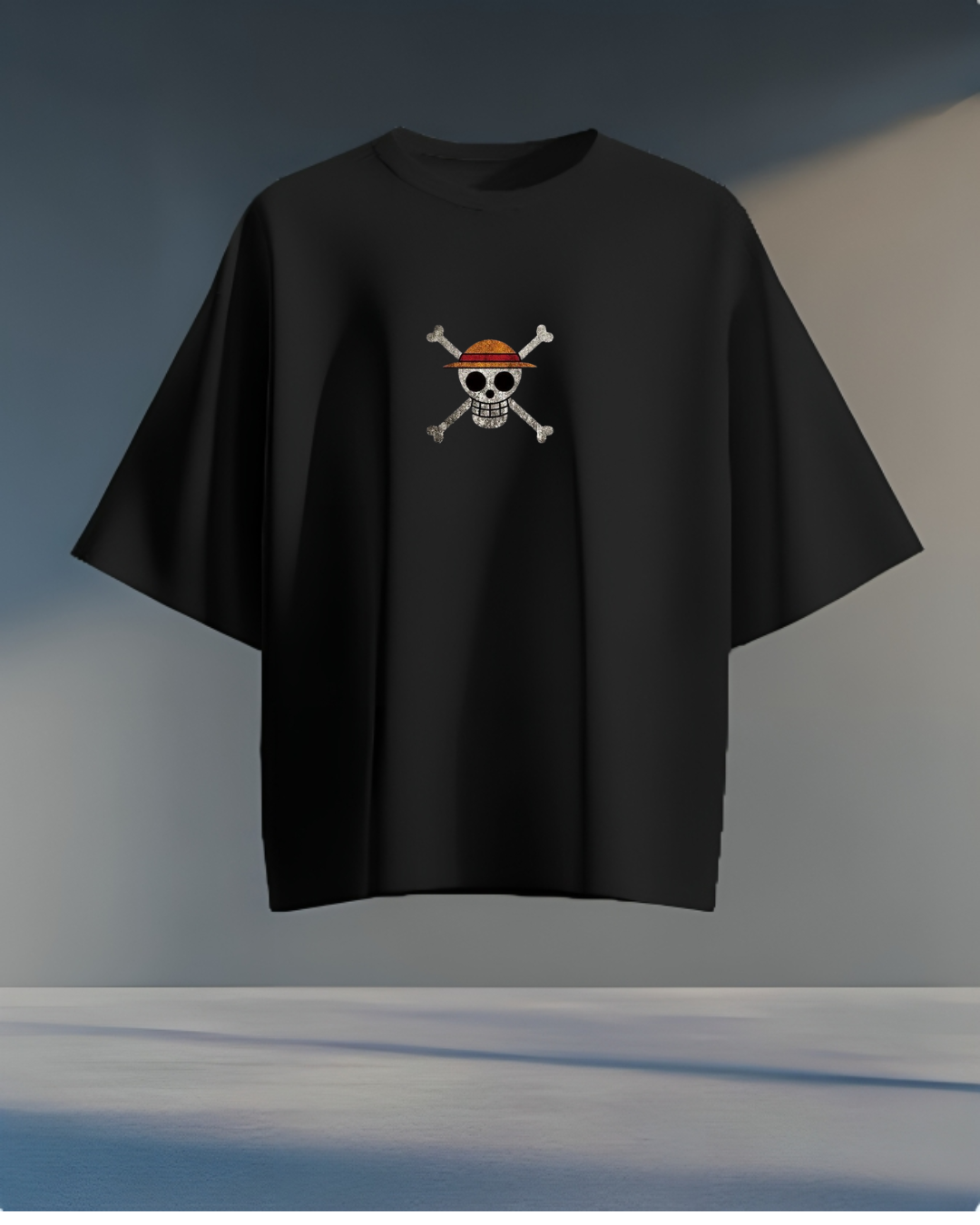 One Piece Jolly Roger Oversized Tee
