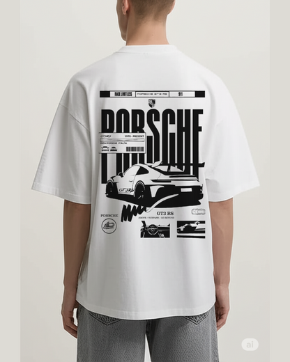 Oversized Porsche Graphic Tee